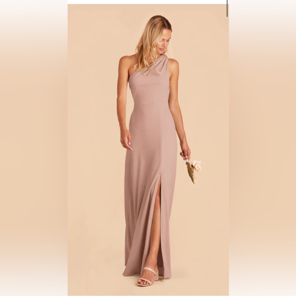 KIRA DRESS |CREPE TAUPE | size: XS - Picture 2 of 3